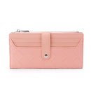 Wholesale genuine leather wallet women's long niche design new women's multifunctional folding wallet m21-97