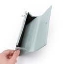 Fashion new women's two-fold long wallet wallet girls wallet bag long clutch bag M21-99