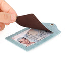 Denim PU luggage tag B18-369