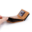 Card Holder with ID Window Pop Up Cards Slim Leather Wallet RFID Protection Up to 12 Cards Card Case  B21-486
