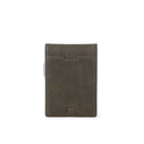 Wallets RFID Blocking Slim Bifold Genuine Leather Minimalist Front Pocket Wallets with Money Clip Thin Black B19-413