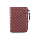 Men's Short Organ Zip Card Holder B21-821