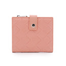 Bi-fold card slot zipper pocket wallet M21-98
