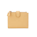 Womens Small Bifold Leather Wallets Rfid Ladies Wristlet with Card slots id window Zipper Coin Purse b19-765