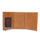 Card Holder with ID Window Pop Up Cards Slim Leather Wallet RFID Protection Up to 12 Cards Card Case  B21-486