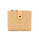 Bi-fold card slot zipper pocket wallet M21-98