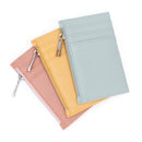 Pu zipper card holder anti-theft simple M21-122