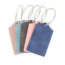 Denim PU luggage tag B18-369