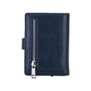Zip wallet with Money Clip Blocking Credit Card holder wallet for Men with Gift BoxB21-491