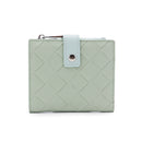 Bi-fold card slot zipper pocket wallet M21-98