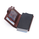 Minimalist Card Holder Wallet Pop Up Cards RFID Protection Holds Up to 10 Cards B21-172