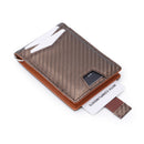 carbon fiber pu wallet b21-38