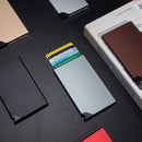 Slim Credit Card Holder RFID Aluminum Card Case