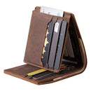 Vintage Crazy Horse Leather Large Capacity Wallet C21-013