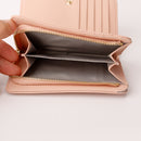 Womens Leather Wallet Small Compact RFID Blocking Credit Card Case Purse with Zipper Pocket L20-171