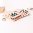 Womens Leather Wallet Small Compact RFID Blocking Credit Card Case Purse with Zipper Pocket L20-171