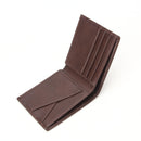 RFID Blocking Slim Bifold Genuine Leather Minimalist Front Pocket Wallets for Men 172224