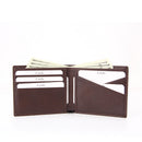 RFID Blocking Slim Bifold Genuine Leather Minimalist Front Pocket Wallets for Men 172224