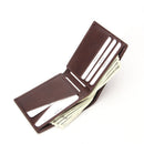 RFID Blocking Slim Bifold Genuine Leather Minimalist Front Pocket Wallets for Men 172224