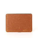 RFID card holder slim design stamp your logo crazy horse front pocket leather card holder  B18-497