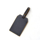 Custom genuine leather high quality durable luggage tags