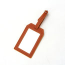 Custom genuine leather high quality durable luggage tags