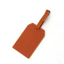 Custom genuine leather high quality durable luggage tags