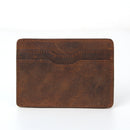 crazy horse pull tag card holder wallet men  2016112605