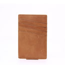Money Clip, Front Pocket Wallet, Leather RFID Blocking Strong Magnet thin Wallet 16120605