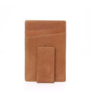Money Clip, Front Pocket Wallet, Leather RFID Blocking Strong Magnet thin Wallet 16120605