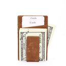 Money Clip, Front Pocket Wallet, Leather RFID Blocking Strong Magnet thin Wallet 16120605