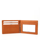 Slim Wallet with Money Clip RFID Blocking Minimalist Bifold Wallet for Men Genuine Leather Front Pocket Card Holder