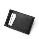 Slim Wallet with Money Clip RFID Blocking Minimalist Bifold Wallet for Men Genuine Leather Front Pocket Card Holder