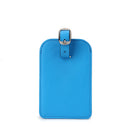 PU Leahter Luggage Tags Privacy Protection Travel Bag Labels Suitcase Tags-Black  HB510719