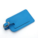 PU Leahter Luggage Tags Privacy Protection Travel Bag Labels Suitcase Tags-Black  HB510719