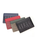 Crocodile pattern card holder